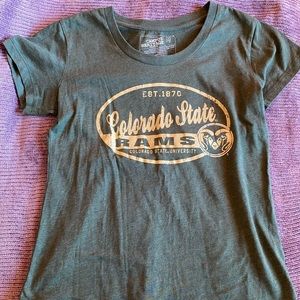 Green Colorado State University Tee